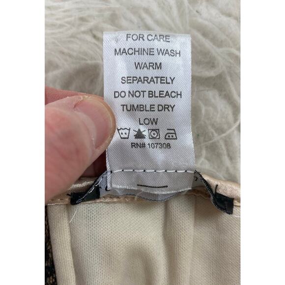 Love Culture Women's L Cream Pleated Satin Black Lace Up Corset - Picture 6 of 6